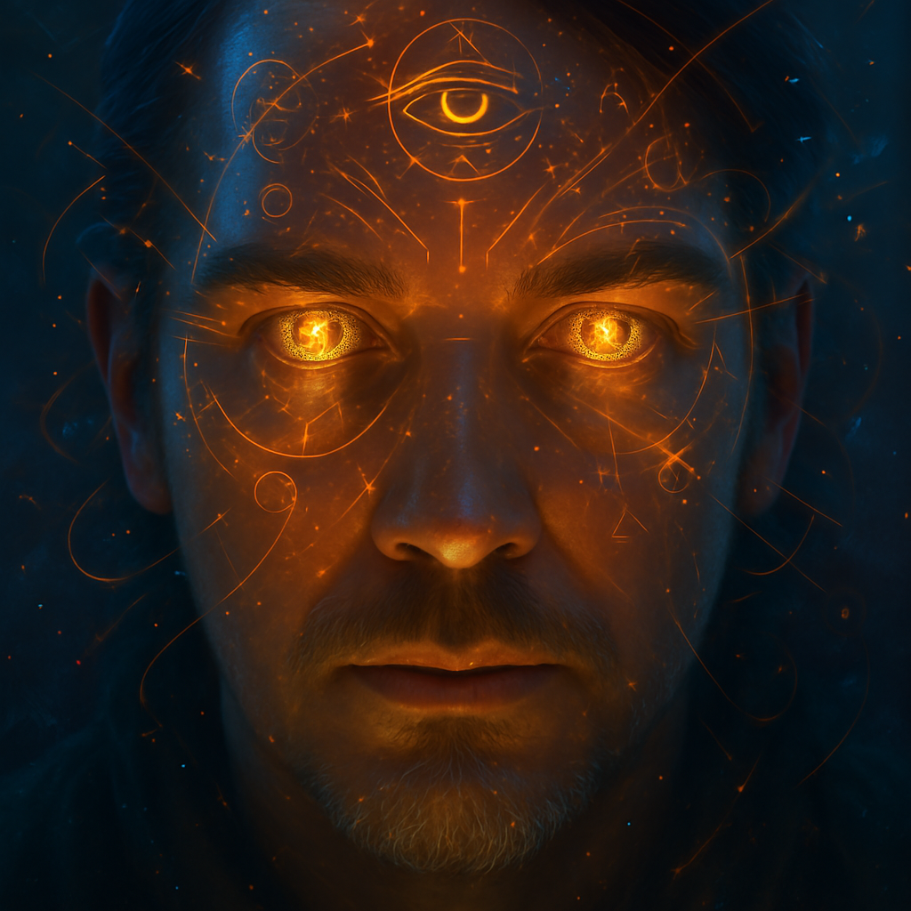An Eye Cracks Open
